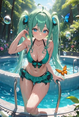 森のプール3
