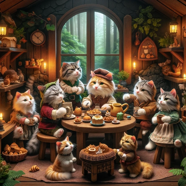 おとぎの国の猫さん