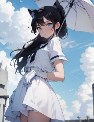 白手袋の少女