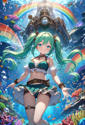 未来の海中セカイ