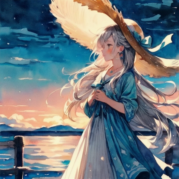 地中海の夕刻…フェリーデッキから