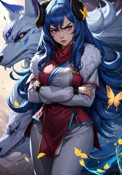 精霊の花祭りキンドレッド　狼さん