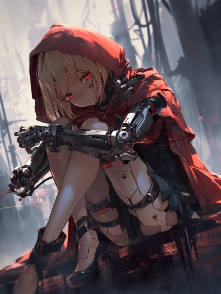 スラム街のサイボーグ赤ずきんちゃん