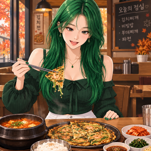 10/9 ランチ/チヂミランチ(緑ちゃん)