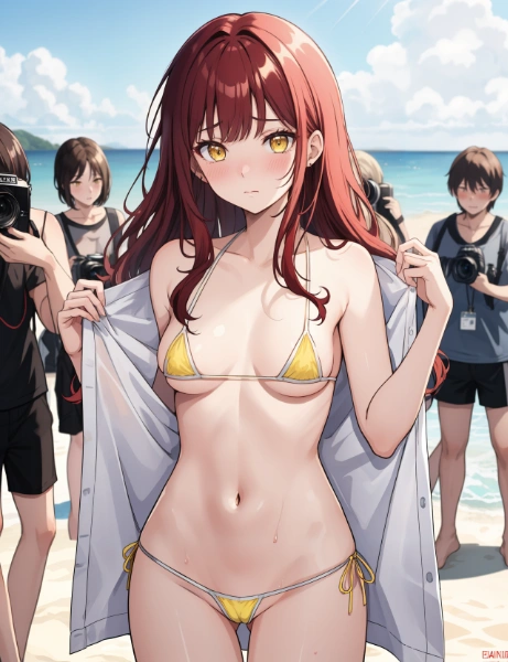 アイドルさん海辺の撮影会