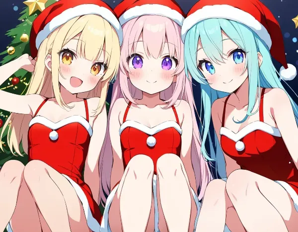 Santa girls