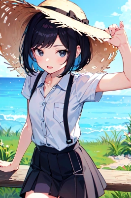 スッキリしてる少女