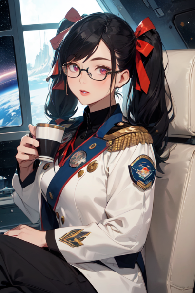 理沙＠宇宙艦隊総司令長官の寛ぎ