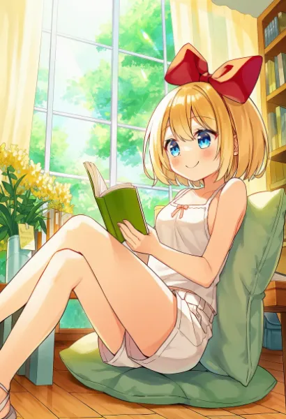 今日は本を読むよー