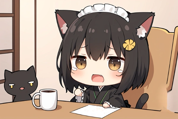 アツアツだと猫舌で飲めんにゃ～＞＜