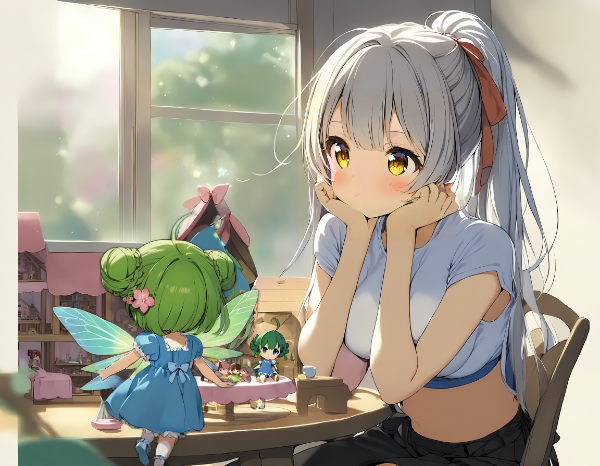 新築のドールハウス