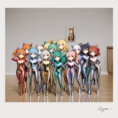 エナメルスーツ(金属)