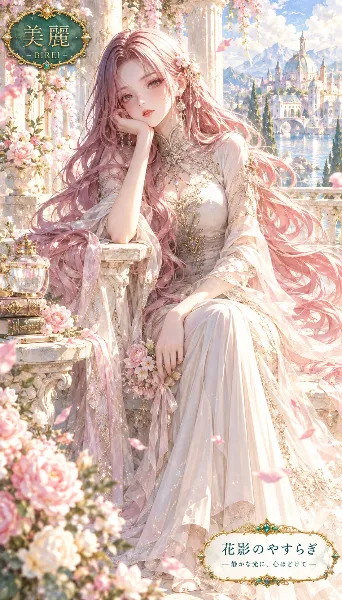 花影のやすらぎに包まれる美麗