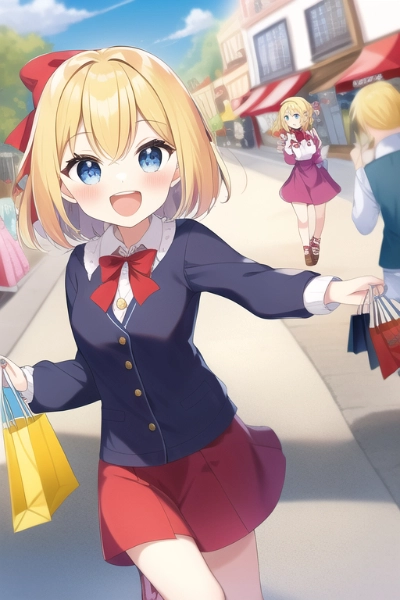 今日はおかいものー