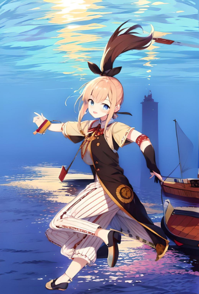 冒険の海へ少女は旅立つ