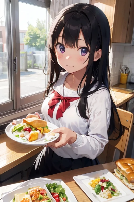 朝食
