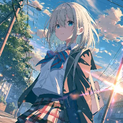 眩しい光に包まれた放課後の君