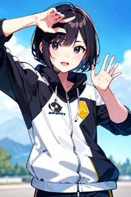 明るい少女