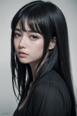 黒髪少女