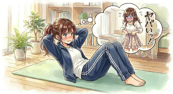 スカートが語るダイエット物語。