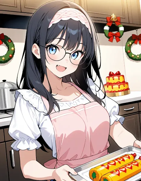 クリスマスイブと言えばパーティーの準備…？