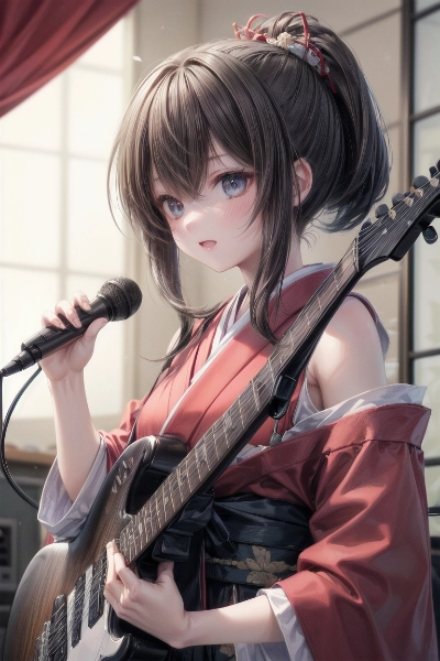 ボーカル　エアギター