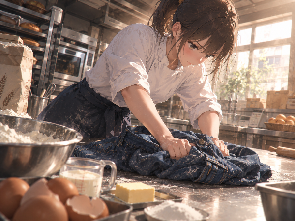 デニムの生地