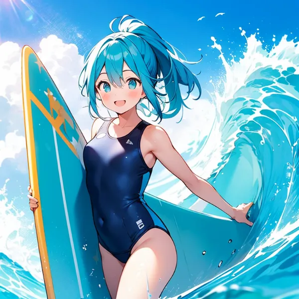 サーフィンに誘う少女🌊