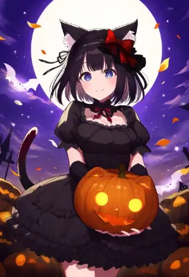 猫耳ハロウィンだよ!!