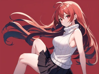 白セーターのサムネイル