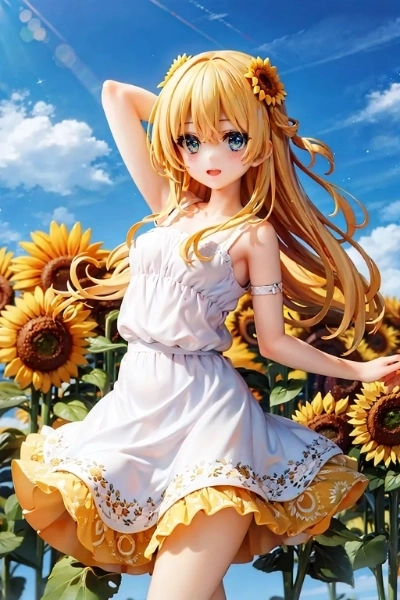 ひまわりの少女　予約受付中