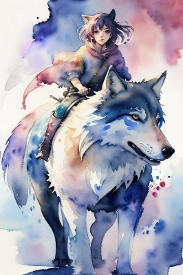 犬と美女