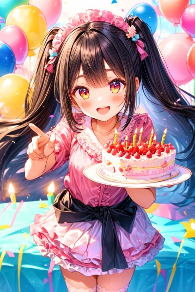 誕生日を祝う、うちの子♥(6枚)