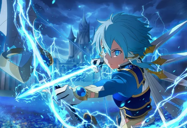 ゾーンに入って炎の弓矢を引くソルスシノン🏹