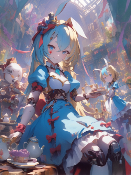 サイボーグアリスのマッドティーパーティー(不思議の国のアリス)