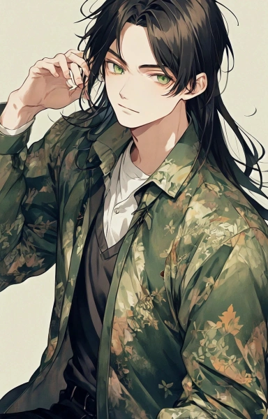 長髪男子
