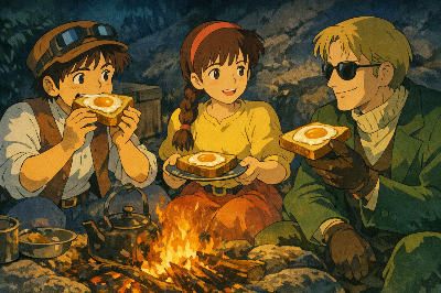 君と黄身を乗せて