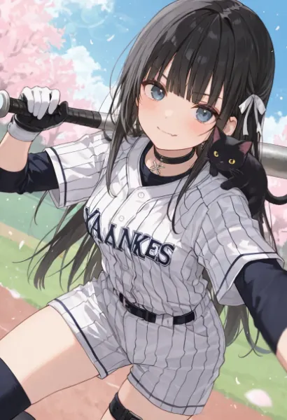 バット on shoulder