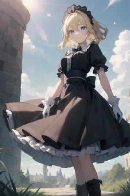 黒いワンピース
