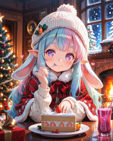 12枚）うさ耳娘とクリスマス