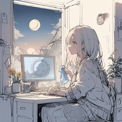 月を磨く