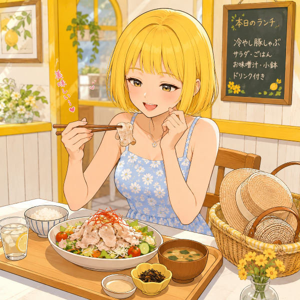 ランチ/冷やし豚しゃぶ（レモンちゃん）