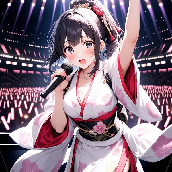 ステージの華、元気歌姫