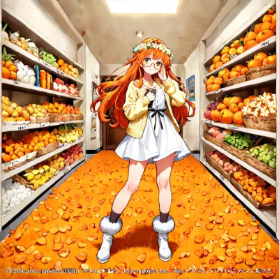 オレンジの花冠を纏う少女(自動キャプ復活少し短)