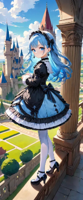 青髪のお姫様