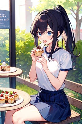 カフェでお楽しみの時間
