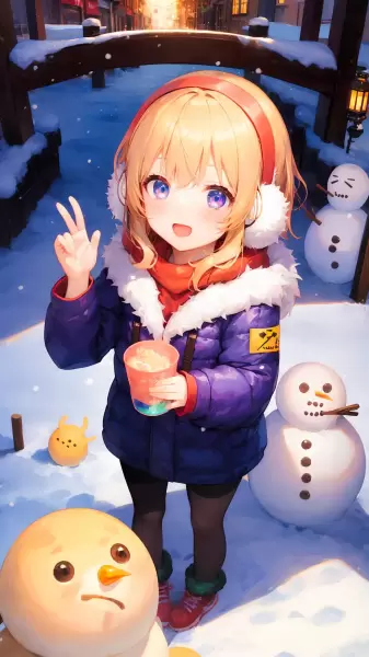 冬のお友だち⛄