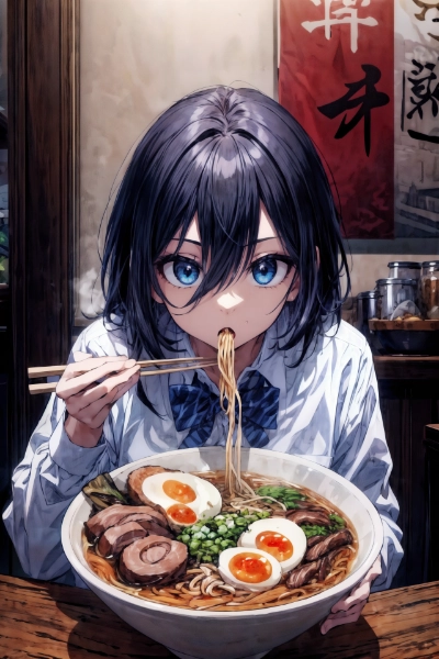 ラーメン大盛、いただきます