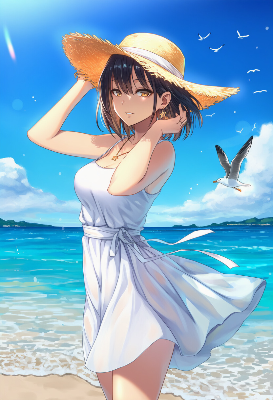 海風に舞う少女の夏物語