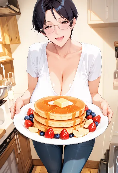 メガネの彼女が届ける朝の幸せ